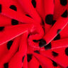 Pelo artificial Pintas de joaninha – vermelho/preto,  thumbnail number 4