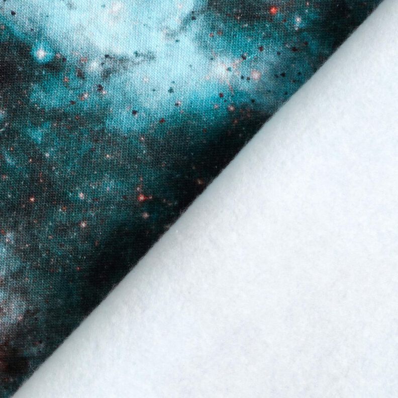 Sweatshirt cardada Universum Impressão Digital – azul-gelo/preto,  image number 4