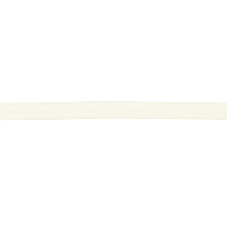Fita de nastro elástica  brilhante [15 mm] – branco sujo,  image number 1