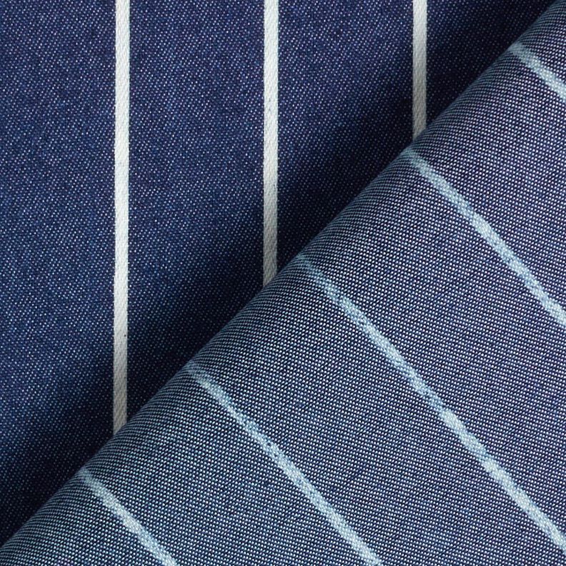 Chambray riscas – azul-marinho/branco sujo,  image number 4