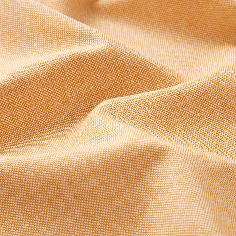 Tecido para decoração Meio linho Panamá Chambray reciclado – laranja-pêssego/natural,  image number 2