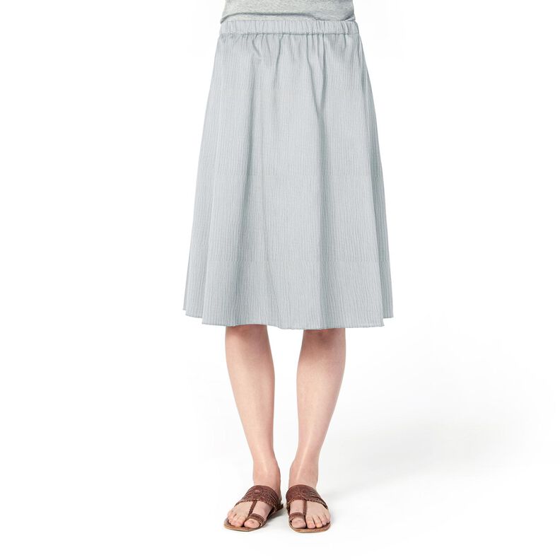 Musselina/ Tecido plissado duplo – cinzento claro,  image number 7