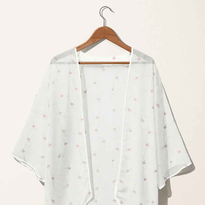 Softmesh Flores bordadas – branco/rosé,  image number 7