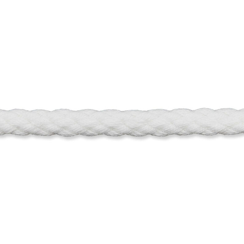 Cordão de algodão [Ø 5 mm] – branco,  image number 1