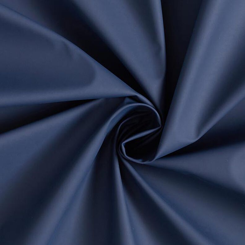 Tecido para impermeáveis liso – azul-noite,  image number 1