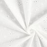 Tecido de algodão Bordado inglês Flores com gavinha – branco,  thumbnail number 3