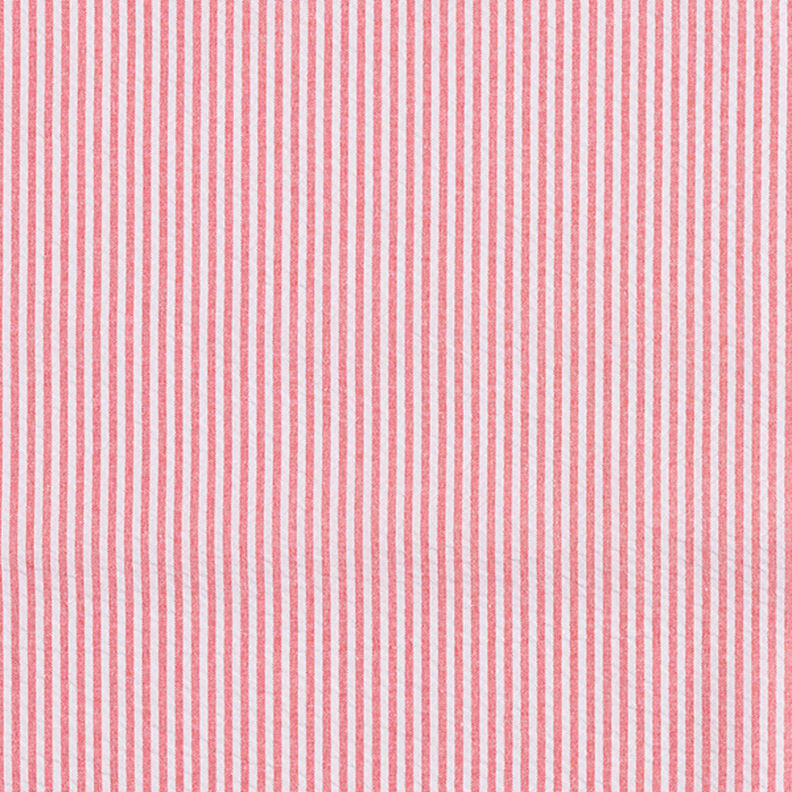 Anarruga Riscas de mistura de algodão – vermelho/branco sujo,  image number 1