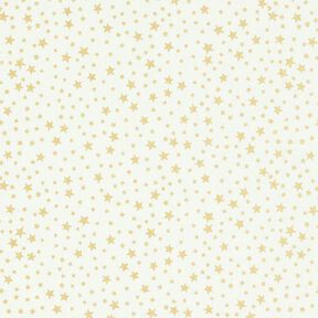 Tecido de algodão Cretone Céu estrelado natalício, pequeno – branco, 