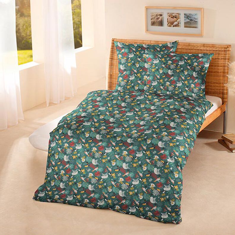 Tecido de algodão Cretone Selva – verde escuro,  image number 6