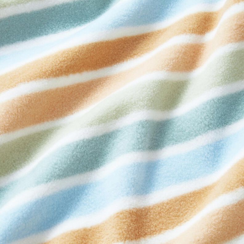 Fleece antiborboto Riscas coloridas – branco/verde,  image number 2