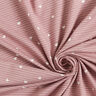 Jersey de algodão Corações e riscas  – rosa-velho claro,  thumbnail number 4