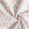 Mistura de linho Paisley – marfim/rosa,  thumbnail number 3