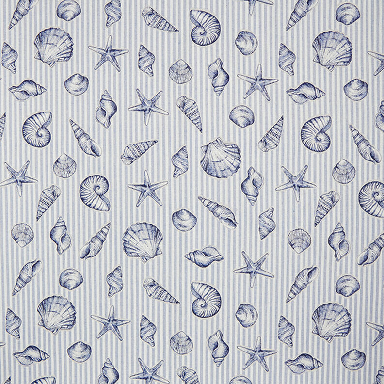 Tecido para decoração Gobelina bivalves – azul,  image number 1
