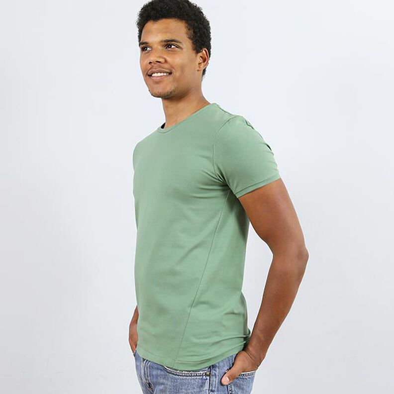 HERR BELA - Camisola desportiva com costura lateral diagonal, Studio Schnittreif | 42 - 60,  image number 3