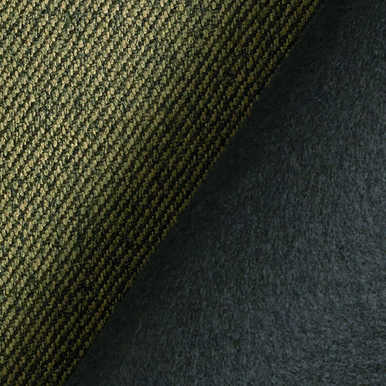 Tecido para estofos Aparência de sarja – oliva escura,  image number 3