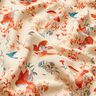 Tecido de viscose LENZING™ ECOVERO™ Pássaros e fadas | Katia Fabrics – creme/vermelho-fogo,  thumbnail number 2