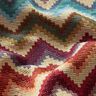 Tecido para decoração Gobelina Chevron – bege claro/carmin,  thumbnail number 2