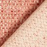 Tecido para estofos Look bouclé colorido – rosa embaçado/creme,  thumbnail number 3