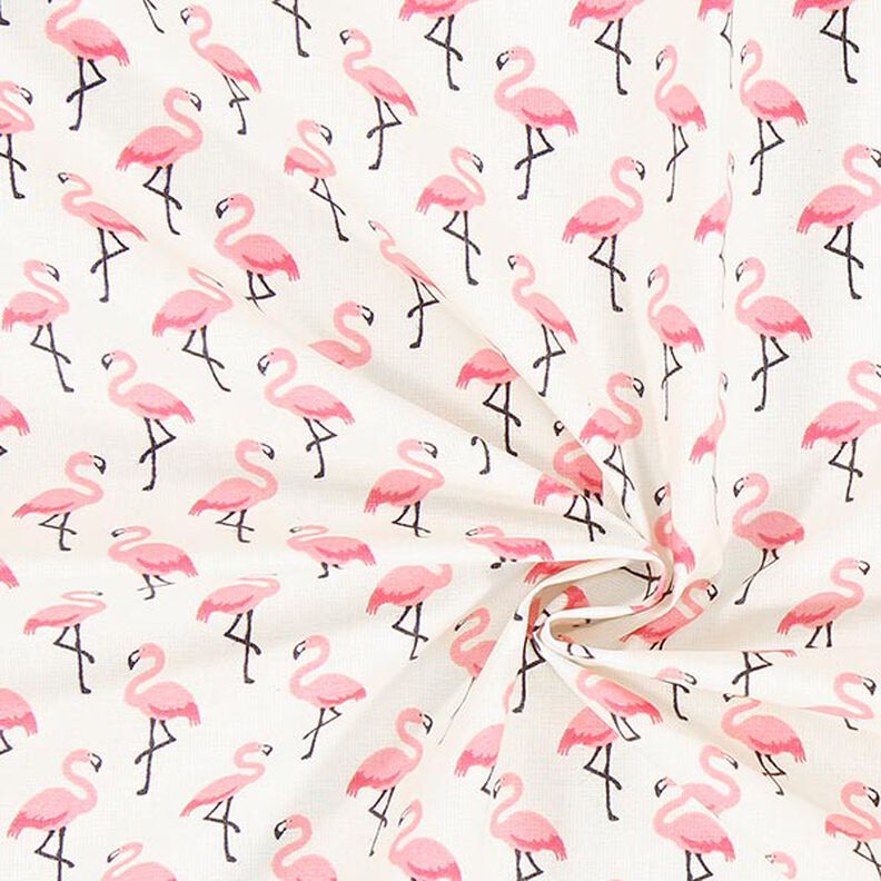 Algodão revestido Flamingo – branco sujo,  image number 2