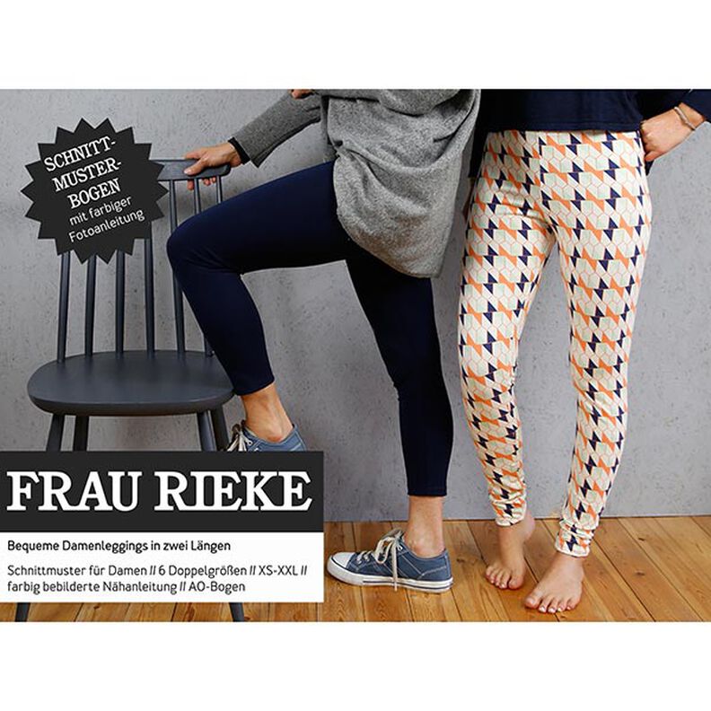 FRAU RIEKE - Leggings femininas confortáveis, Studio Schnittreif  | XS -  XXL,  image number 1