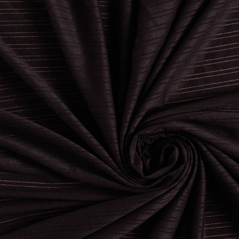 Tecido devoré Jersey Riscas – preto,  image number 3