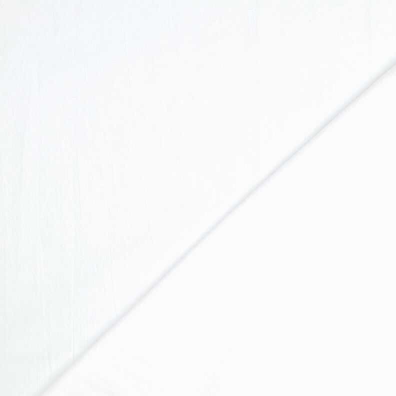 Tecido de algodão Tecido enrugado, pré-lavado – branco,  image number 3