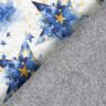 Tecido polar alpino Estrelas em aguarela – natural/índigo,  thumbnail number 4