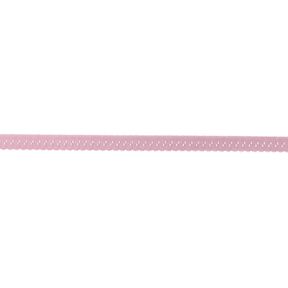 Fita de nastro elástica Renda [12 mm] – rosa embaçado, 