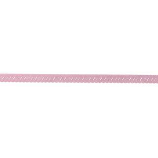 Fita de nastro elástica Renda [12 mm] – rosa embaçado, 