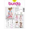 Vestidos para bonecas, Burda 8308,  thumbnail number 1
