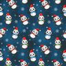 Jersey de algodão Panda em espírito natalino | Glitzerpüppi – azul-noite/cor de malagueta,  thumbnail number 1