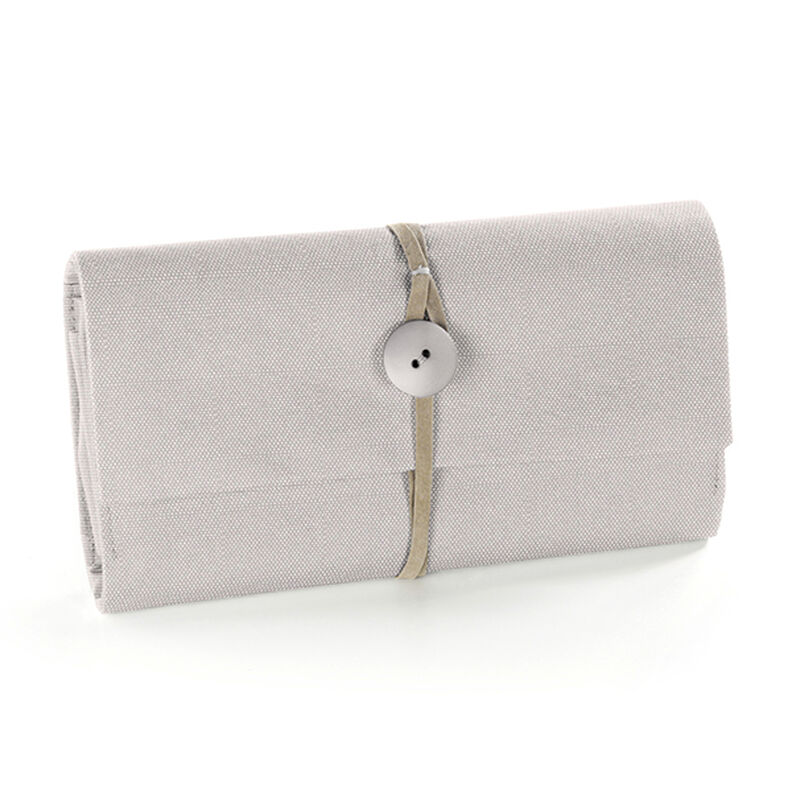 Tecido para exteriores Panamá Liso – cinzento claro,  image number 6