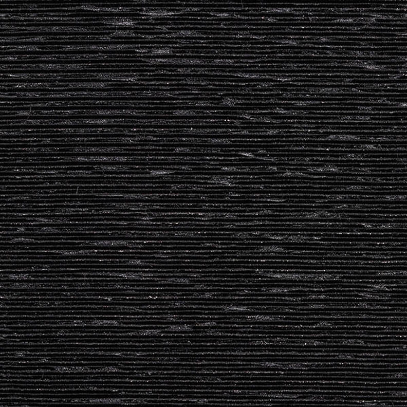 Veludo plissado Lurex Liso – preto,  image number 1