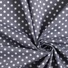 Popelina de algodão Polka Dots – cinza ardósia/branco,  thumbnail number 3