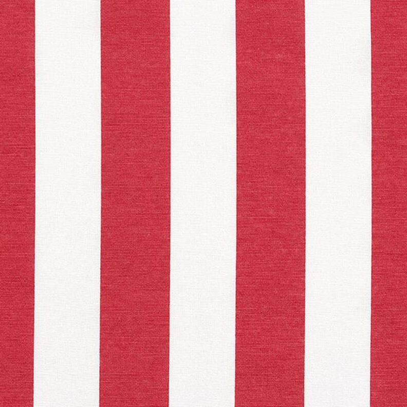 Tecido para decoração Lona Riscas – vermelho/branco,  image number 1