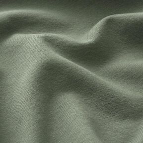 Sweat de algodão leve liso – verde-pinheiro | Retalho 80cm, 