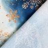French Terry Sweat de verão Flocos de neve na Via Láctea | Glitzerpüppi – índigo/ouro velho,  thumbnail number 4