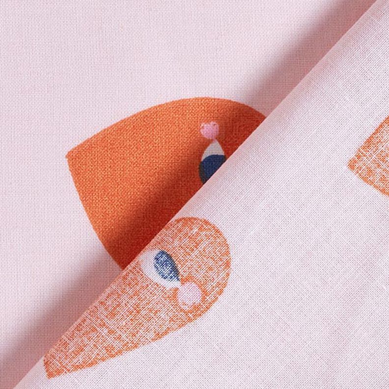 Tecido de algod&atilde;o Cretone Cora&ccedil;&otilde;es grandes &ndash; ros&eacute;/vermelho,  image number 4