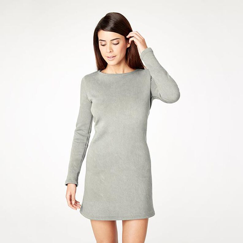 Veludo stretch Nicki – branco | Retalho 80cm,  image number 4