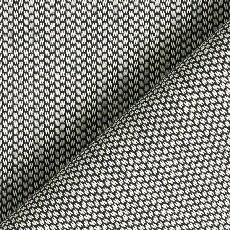 Tecido para mobiliário Jacquard pontos mini – preto,  image number 2