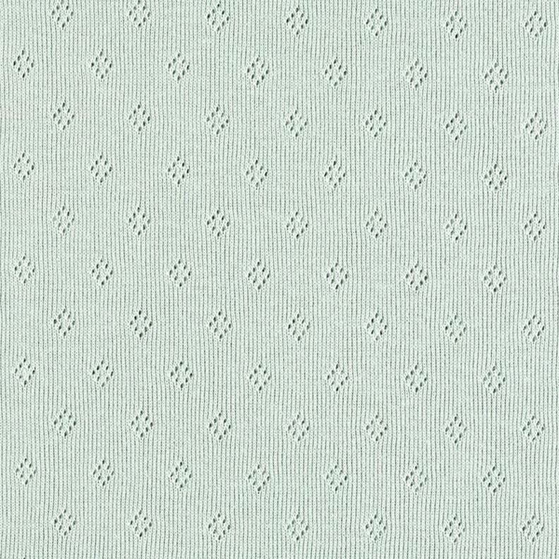 Jersey malha fina com padrão perfurado – menta,  image number 1
