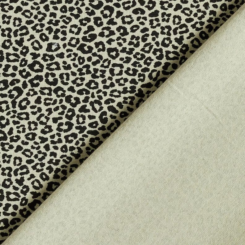 Jersey de algodão Mini estampado Leo – greige/preto,  image number 4