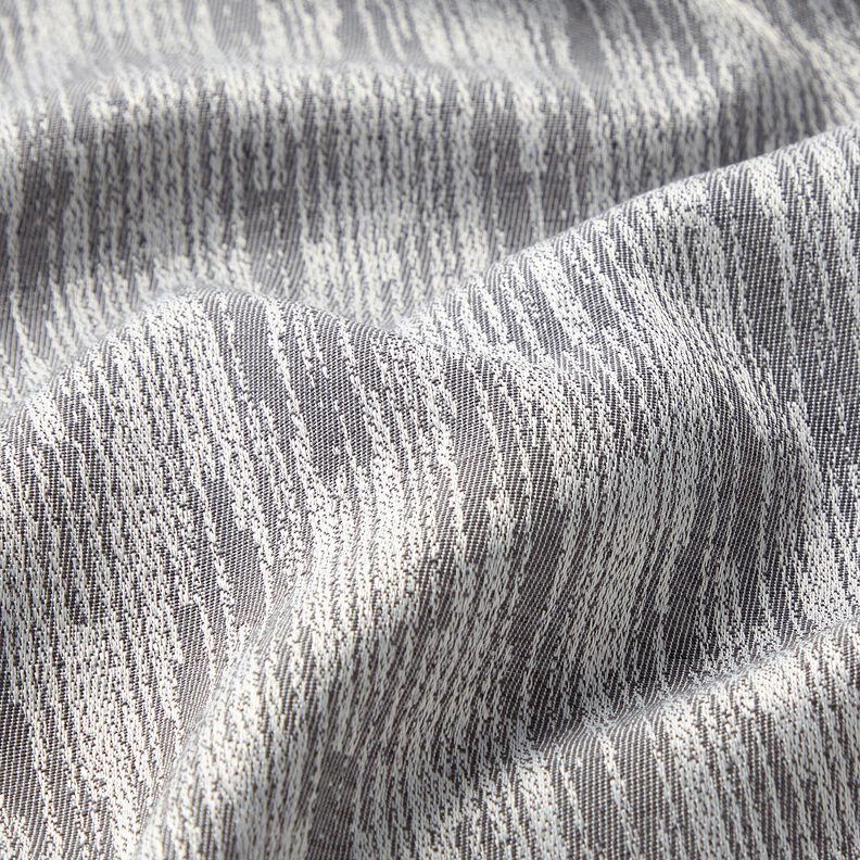 Tecido para decoração Jacquard Tecido abstrato reciclado – cinzento,  image number 2