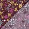 Tecido de algodão Popelina Mistura de estrelas – bordô/dourado,  thumbnail number 4