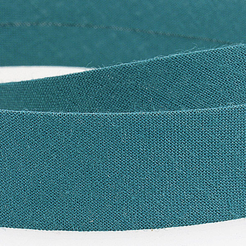 Fita de viés Polycotton [20 mm] – azul petróleo claro,  image number 2