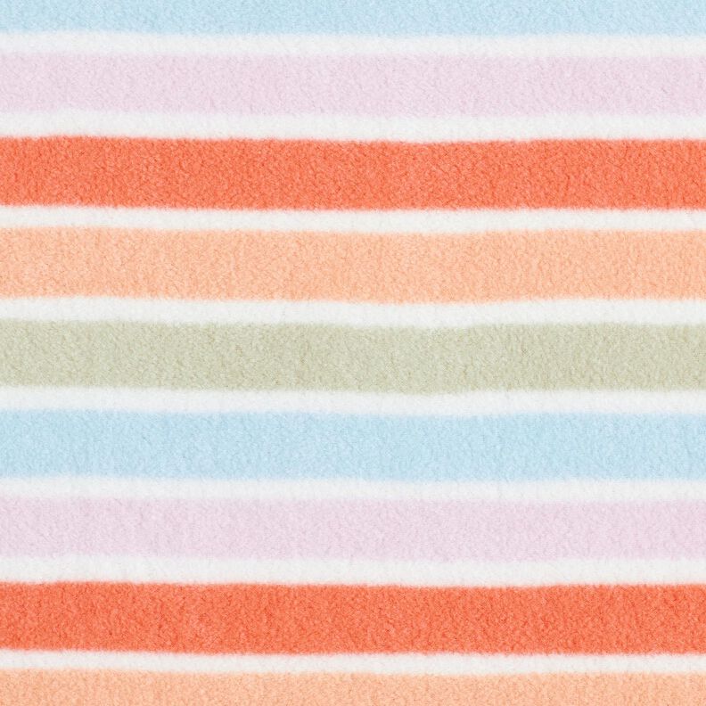 Fleece antiborboto Riscas coloridas – branco,  image number 1