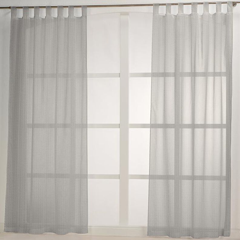 Tecido para cortinados Imitação de juta 280 cm – cinzento claro,  image number 5