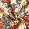 Tecido de algodão Cretone Flores retro – laranja-claro/amarelo claro,  thumbnail number 3