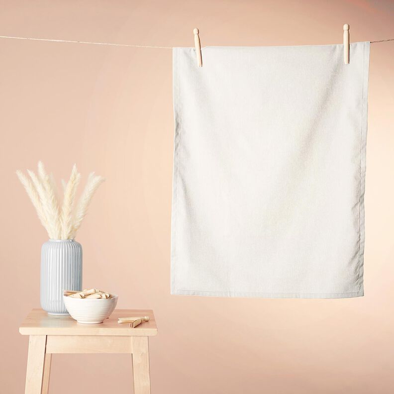 Tecido de algodão Cretone Liso – branco sujo,  image number 8