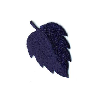 Applikation blad [ 3 x 4 cm ] – azul-marinho, 